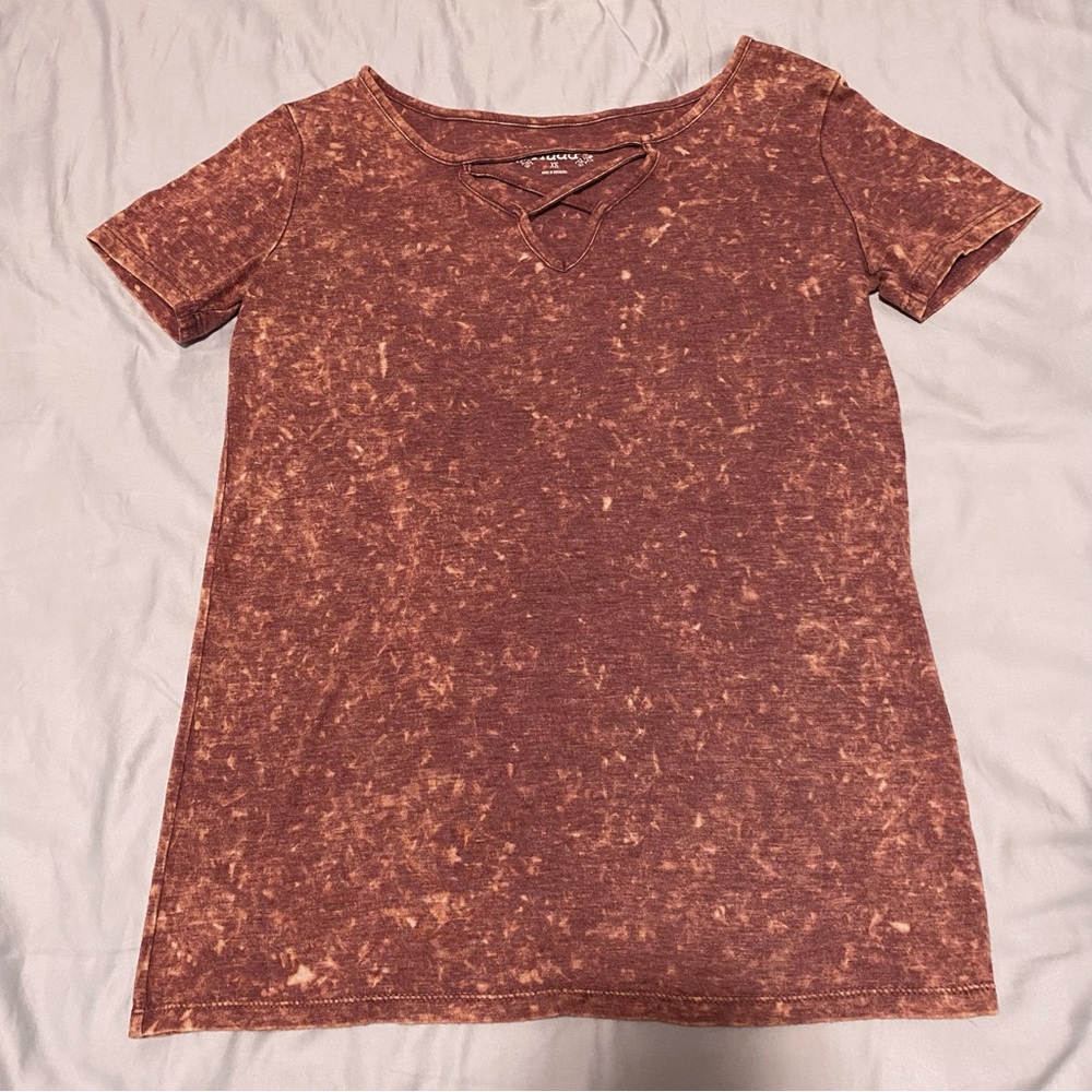 Mudd Pink Marble Shirt